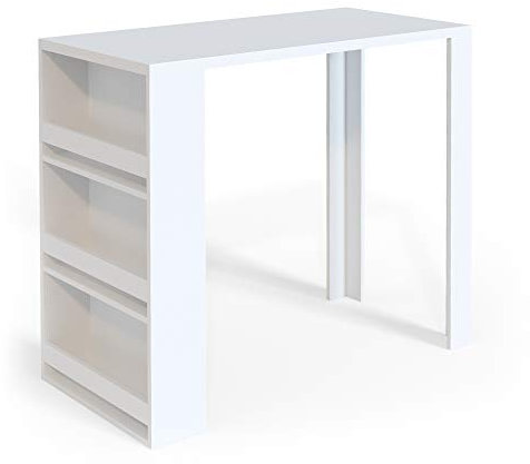 Vicco Bartisch, Bartresen für Esszimmer, Weiß, 57 x 117 cm