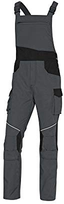 Delta Plus MCSA2GNTM Mach2 Corporate Arbeitsanzug aus Ripstop Polyester/Baumwolle, Grau/Schwarz, Größe M