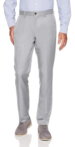 Amazon Essentials Men's Slim Fit Flat-Front Dress Suit Trousers