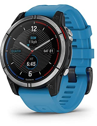 Garmin quatix® 7 Standard Edition, Marine GPS Smartwatch, Tide Changes and Anchor Drag Alerts, Waypoint Marking