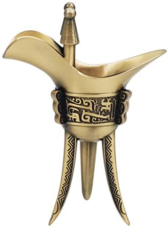 Cabilock 1 Pc Vaso De Alto Copas De Oro Copa De Vino De Cobre Copa De Vino De Oro Copas Ornamentadas Copa De Vino Antigua Vaso De Whisky Espíritu Aleación De Zinc Estilo Europeo