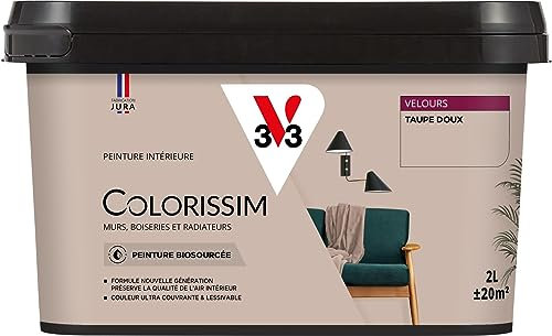 V33 Peinture multi-supports Colorissim® Taupe doux Velours 2L