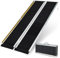 COSTWAY Rampa Portátil de Aluminio para Silla de Ruedas, Rampas Plegables con Placa de Transición y Superficie Antideslizante para Umbrales Escaleras (183 cm)