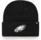'47 NFL Philadelphia Eagles Unisex Cuff Knit, Beanie, Team Logo, Farbe Schwarz