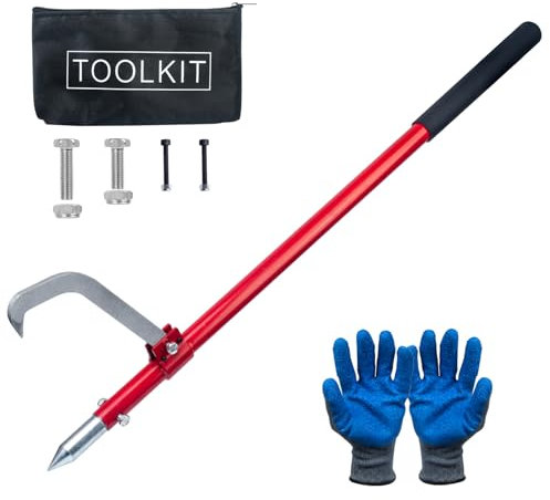 Outil à rouleau pour bûches Peavey, lève-rouleau pour bûches Timberjack, outils d'exploitation forestière réglables, rouleaux pour bûches, crochet inclinable, cric à bûches en acier robuste pour rou