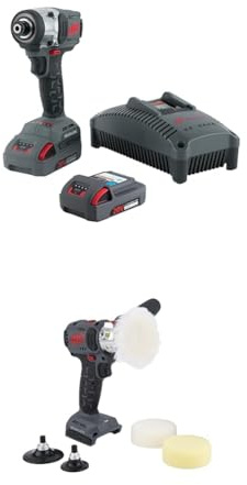 Ingersoll-Rand Akku-Schlagschrauber-Satz W3111-K22-EU, Akku-Werkzeug 1/4 mit 20 V, leichtes und kompaktes Schlagwerkzeug