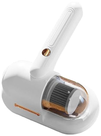 Aspiradora de colchón de Cama, aspiradora de colchón con Rayos UV, Herramienta compacta de Mano inalámbrica Ligera para Superficies de Tela, Ropa de Cama, alfombras, sofá, Limpieza del hogar
