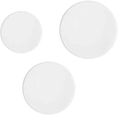 SHINEOFI 3 Stück Transparente Acrylplatten für Fotografie und Dekoration Robuste Display Boards für Kosmetik Props und Kreative Hintergründe Durchmesser