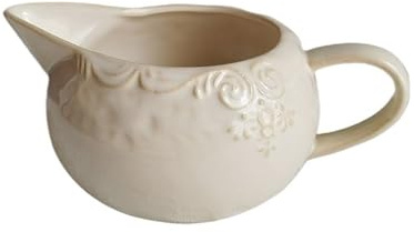 Saucière Saucière vintage en céramique avec bec pointu et anse