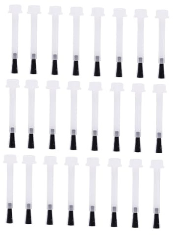 Alipis Cepillo De Repuesto Para Esmalte De Uñas 50 Piezas Tamaño Pequeño Diseño Plano Descartable Para Esmaltes y Productos Profesionales En Salones De Uñas