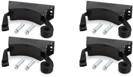 Jemcgrl Propane Tank Holder Gas Cylinder Wall Mounted Bracket Gas Cylinder Holder Propane Tank Mount Holder with Screws 4Set