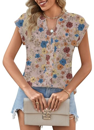 Zeagoo Vest Tops Women UK Ladies Summer Tops Sleeveless Tops for Women