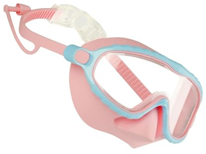 Kids Swim Goggles - Diving Glasses Anti Fog Ņo Leàk, Water Resistant Diving Pool Snorkeling Goggles Gear Girl Aged 4 16, Comfortable Silicone Fit for Swimming Training | Indoor Outdoor Pool Use