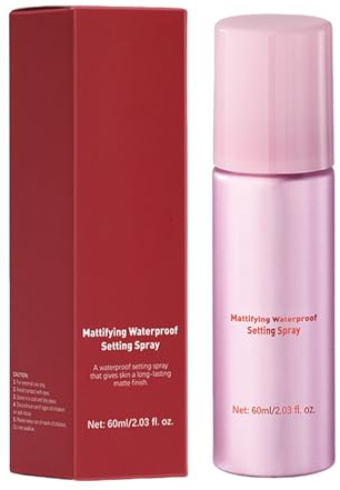 Spray Fixateur pour le Visage - 60 ml Anti-taches Tenue 12 Heures | Spray Fixateur pour peaux sèches et mixtes/grasses | Pour Rendez-vous Mariage Voyage Sortie Quotidienne Femme Épouse Amies Sœurs