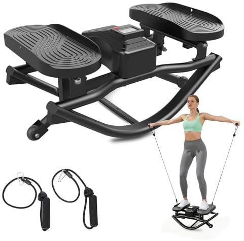 HXD-ERGO Rock Stepper with Knee Friendly Low Impact Design