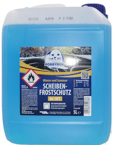 Robbyrob Scheibenfrostschutz bis -30°C gebrauchsfertig 5L Winterartikel