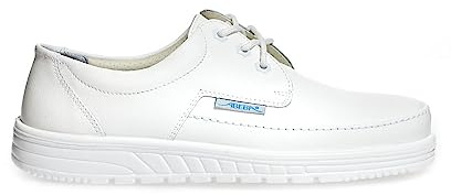ABEBA 2600-39 Berufsschuh AIR CUSHION - Halbschuh - Genarbtes Leder - Antistatisch - Größe: 39 - Farbe: Weiß