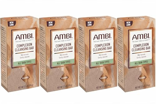 Ambi Ambi Complexion Cleansing Bar Soap, 3.5 Oz Pack Of 4
