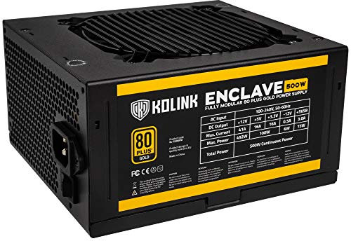 Kolink Enclave 80 Plus Gold Netzteil, modular - 500 Watt