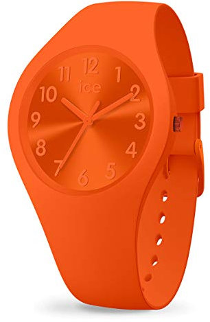 ICE-WATCH - Ice Colour Tango - Montre Orange pour Femme avec Bracelet en Silicone - 017910 (Small)