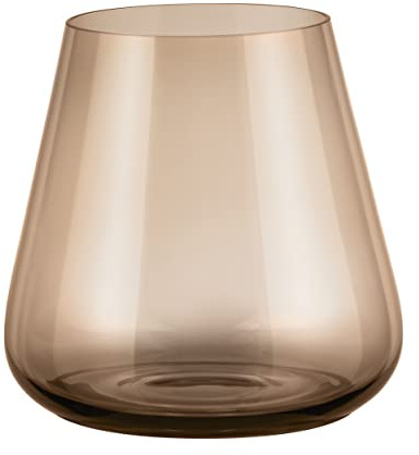 blomus Trinkgläser 4er Set -BELO- | Wassergläser aus Glas | Farbe Coffee | 250 ml Trinkbecher | Modernes Design | Spülmaschinengeeignet | Gläser Set