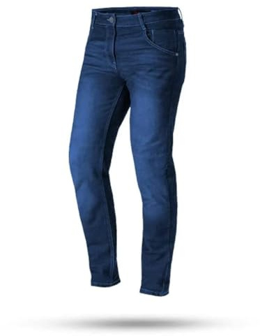 DEGEND Town Blue | Pantalón Vaquero de Moto con Forro Kevlar de Máxima Protección | Pantalón Hombre con Protectores Desmontables - Denim Homologado, Azul, XL