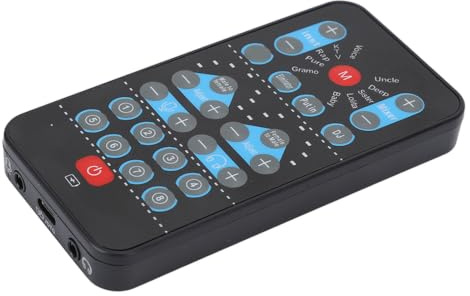 Déguisement de Changeur de Voix, Mini Carte Son Portable de Jeu en Direct, 8 Types de Son Réglables, pour Changement de Voix en Direct, Diffusion en Direct, Enregistrement