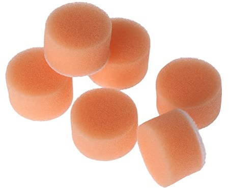 50 Pz 1 Pollice 25mm Spugna Ceretta Lucidatura Tampone Per Lucidatura Per Auto Lucidatrice M6 Tampone Per Lucidatura Piastra Di Sostegno Per Utensile Rotante,50 Pezzi Arancione