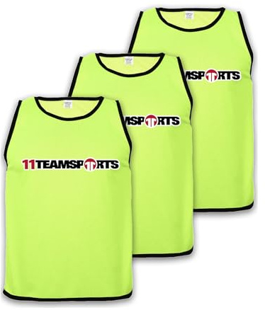 Cawila Leibchen 11teamsports, 3er Set, Trainingsleibchen Größen