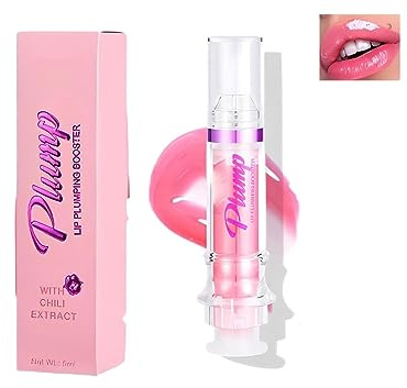 Lip Plumper, Girabella Lip Plumper,Plumping Lip Gloss,Lip Plumper Gloss,Lip Plumping Booster Gloss,Plump and Pout Lip Plumper,Long Lasting Moisturizing Shimmer Lip Plumper (05#)