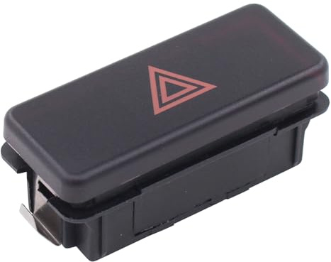 Warnblinker Schalter Warnblinkschalter Warnlicht Relais Warnblitzschalter Notblinkschalter Notfall Zugschalter Notlicht für 3er E36 Cabrio Compact Coupe Touring 5er E34 8er E31 Z3 Roadster E36