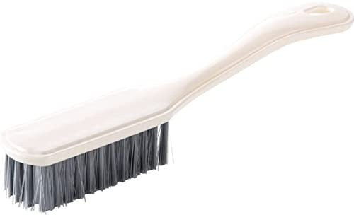 QUNINE Schuhbürste, tragbare Schuhbürste Handreinigungsbürste Haushaltsreinigungszubehör Dekontaminationsbürste Schuhbürste (Farbe: graue Farbe) (rote Farbe) (graue Farbe)