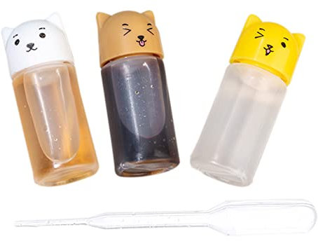 Fulenyi Kleine Saucenbehälter mit Deckel, Quetschflaschen für Gewürze | Reise-, Soßen-, Dressing-, Lunchbox-Behälter | Mehrzweck-Behälter für lebensmittelechte Saucen für Ahornzucker, Tomaten,