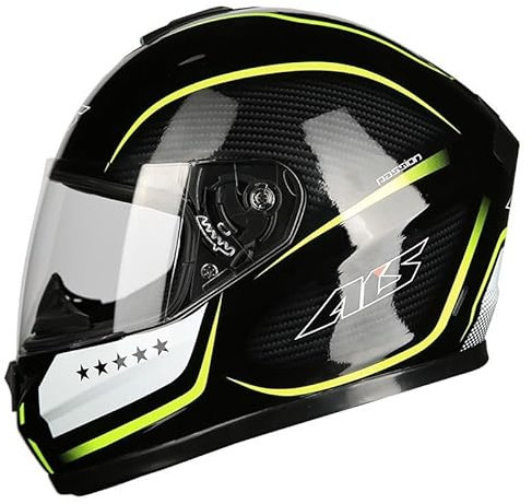 Motorradhelm Integralhelm Rapid Street Helm Unisex Erwachsene Cool Rider Equipment Four Seasons New Street Touring Motorradhelm K,M55-56CM