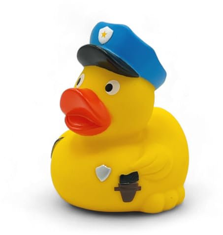 SUPERLOTTI Pablo Policía - Pato de baño original, marca de calidad para niños