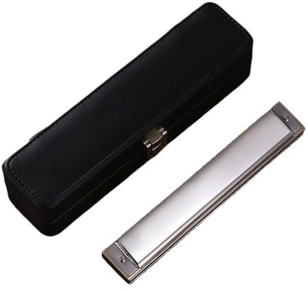 Mundharmonika-Set Kupfergitterversion Der Metallmundharmonika Mit 24 Löchern Polyphone C-Stimmung Anfänger Erwachsene Professionelle Leistungsstufe