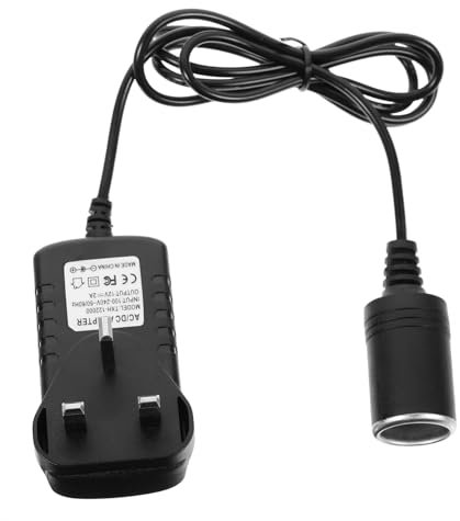 Vaguelly Vehicle Power Converter Socket Car Voltage Converter Power Adapter for Auto Use Uk Plug Household Supplies