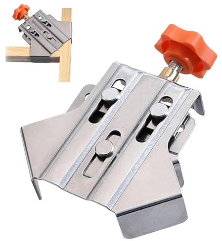 Quick Right Angle Fixing Clip Bl-Tl247, morsetto angolare multiuso in acciaio inox 90°, acciaio professionale, morsetti angolari, utensili per la lavorazione del legno, per legno, tubi metallici