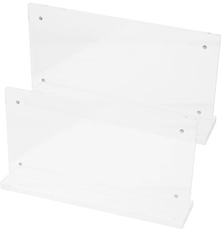 OSALADI 2stücke Magnetische Acryl Schilderhalter Transparent Tisch Display Stand Für Preisbeschilderung Und Produktdarstellung in Restaurant Einkaufszentrum Ausstellung