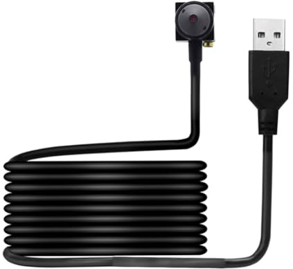 Bosiyrggrl Telecamera Webcam HD 1080P Mini Telecamera USB con Obiettivo da 3,7 mm per PC CCTV Telecamera di Sicurezza per Esterni