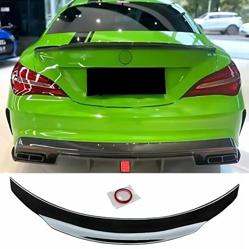 Heckspoiler im PSM-Stil für Mercedes-Benz CLA W117 2013–2019 Klavierlack-Schwarz ABS-Kunststoff
