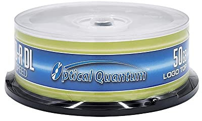 BLU-Ray Doble Capa grabable Logo Top 10-Disc Spindle