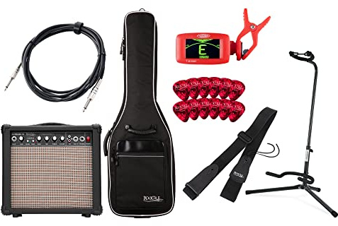 Rocktile E-Gitarren Add On Komplettset Full, Verstärker, Gain-Regler