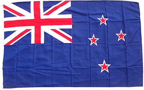 Drapeau/drapeau Nouvelle-Zélande état Drapeau/Pays Drapeau/Hiss Drapeau avec oeillets 150 x 90 cm, Très bonne qualité
