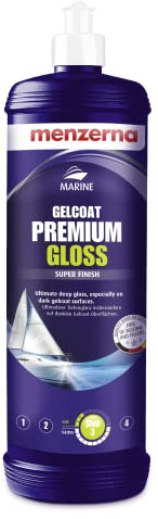 menzerna Marine GELCOAT Gelcoat Premium Gloss Bootspolitur Bootspflege 1 Liter