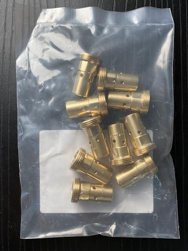 Abicor 142.0022 Binzel Kontaktspitzenhalter für Schweißbrenner, M8 x M10 x 1, Gewindegröße, 25 mm Länge, 10 Stück