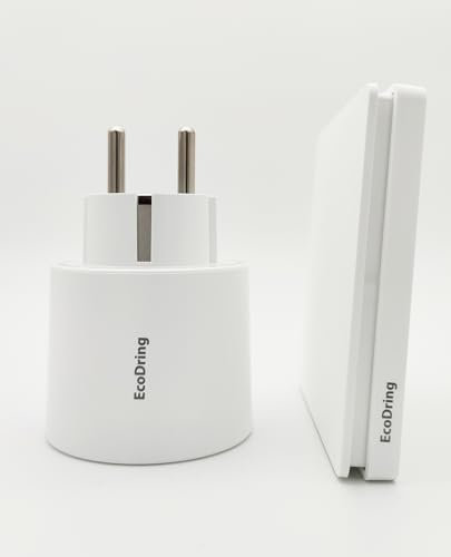 Prise commandée par Interrupteur sans Fil sans Pile - Garantie 3 Ans - portée intérieure 30 mètres, Blanche, RXTX, 1 Prise 1 Interrupteur