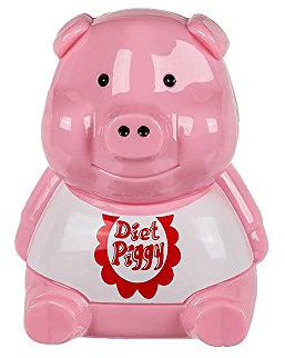 Diet Pig Joke Funny Black Items for the fridge Diet Pig Diet Pig Pigs Gadget