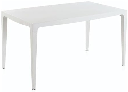 Shaf Tisch Master 140 für den Innen- und Außenbereich, Weiß