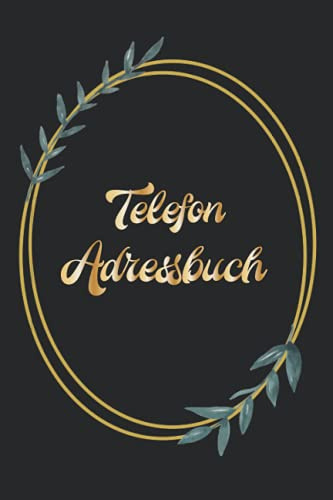 Adressbuch A5: Einfach Telefon Kontakt - Schwarz Abc Register A5 Telefonregister für Senioren mit Große Schrift || Erzieherin Geschenk Abschied